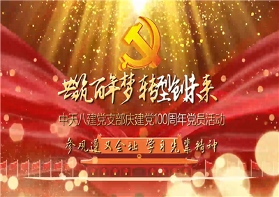 美狮贵宾会官方八建党支部庆党建100周年党员活动